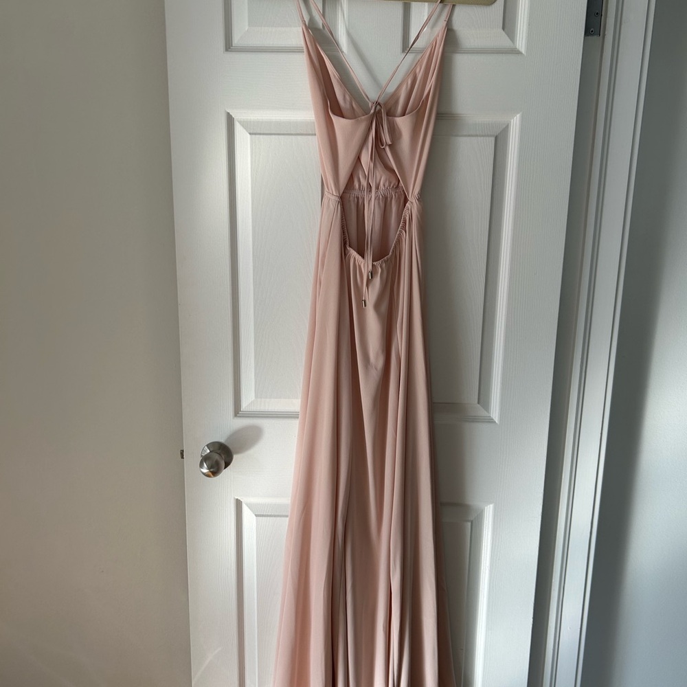 Lulus Maxi Dress, Pink, Size Small, Worn once - used like new - Picture 7 of 8